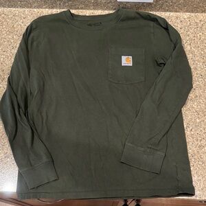 Carhartt Kids Long Sleeve Tee - Olive Green